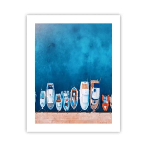 Poster - In One Row - 40x50 cm