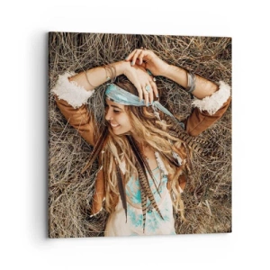 Canvas picture - On the Way to the Summer of Love - 70x70 cm