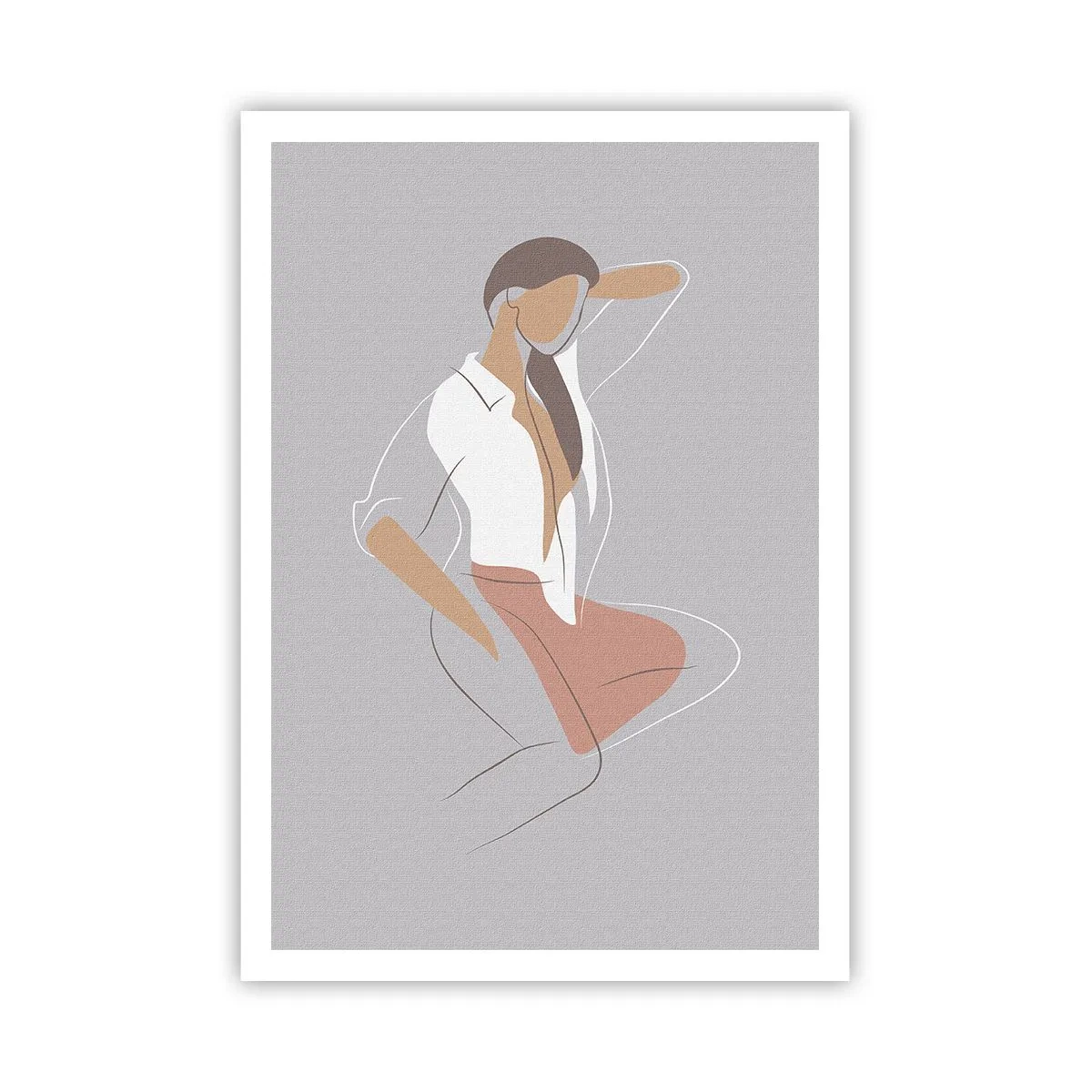 Poster - Outline of Charm - 70x100 cm