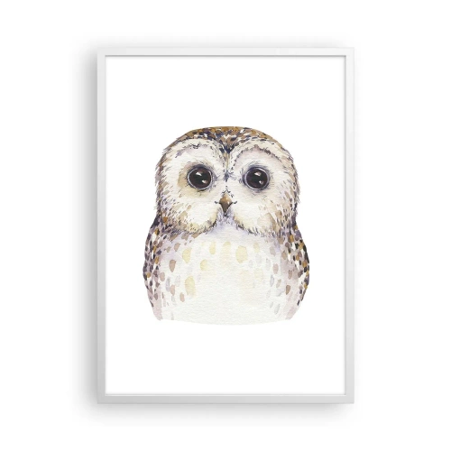 Poster in white frmae - Look Me in the Eyes - 50x70 cm