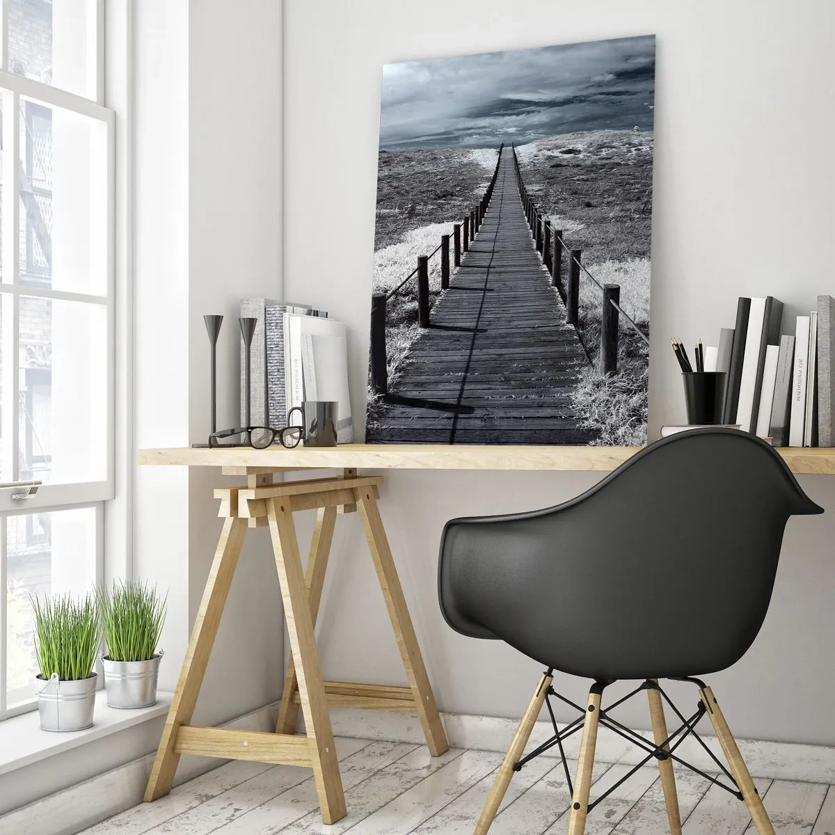 Glass picture - To the Shore - 80x120 cm