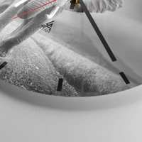 Clock face with lines