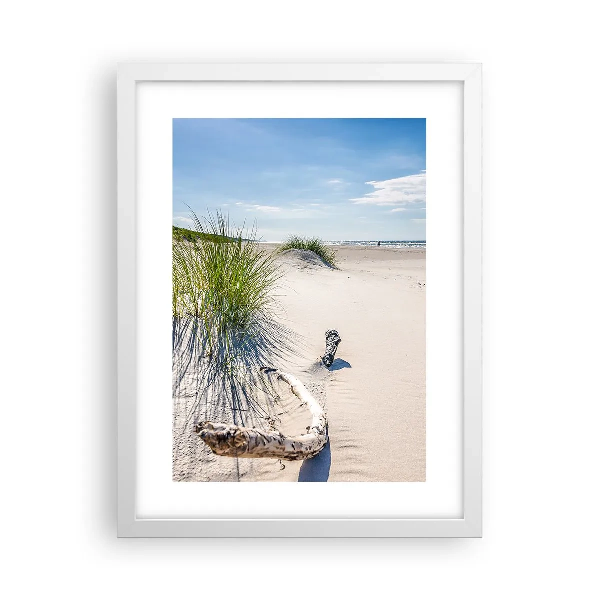 Poster in white frmae - The Most Beautiful? Baltic One - 30x40 cm