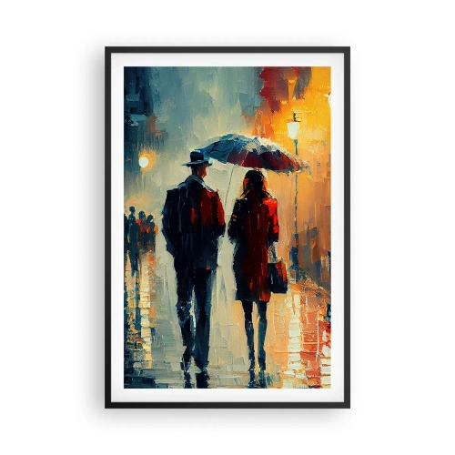 Poster in black frame - Urban Love Story - 61x91 cm