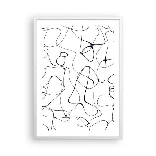 Poster in white frmae - Life Paths, Trails of Fortune - 50x70 cm