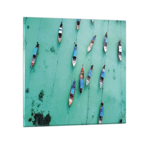 Glass picture - In Joyful Expectation - 70x70 cm