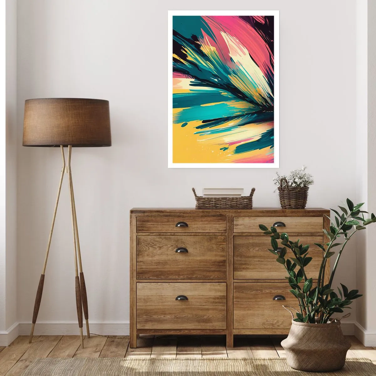 Poster - Composition -Explosion of Joy - 30x40 cm