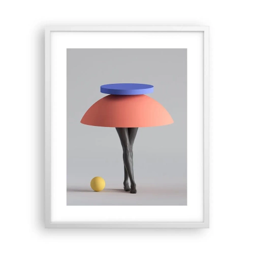 Poster in white frmae - Surrealistic Composition - 40x50 cm