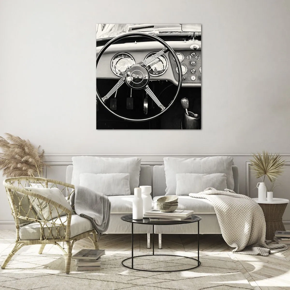 Glass picture - Collector's Dream - 40x40 cm