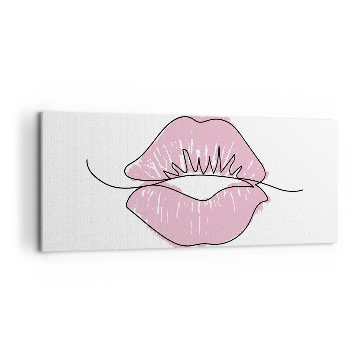 Canvas picture - Ready for a Kiss? - 120x50 cm