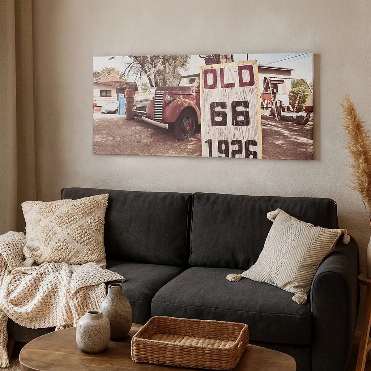 Canvas picture - Legend of an American Province - 100x40 cm