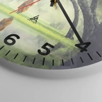 Clock face with numbers