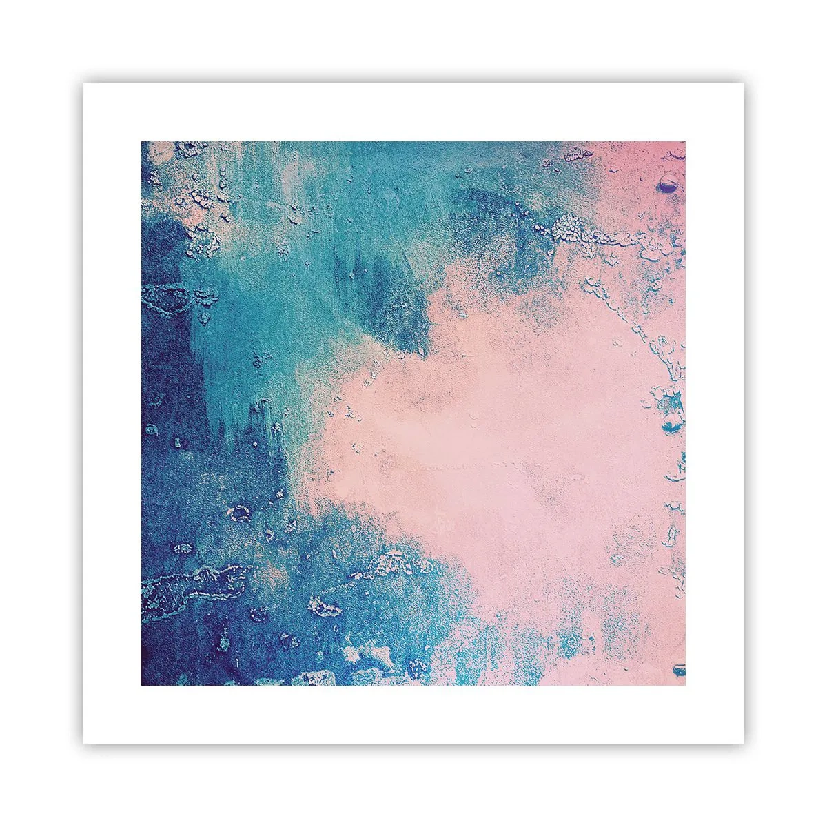 Poster - Blue Hug - 40x40 cm