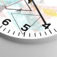 Clock face with numbers