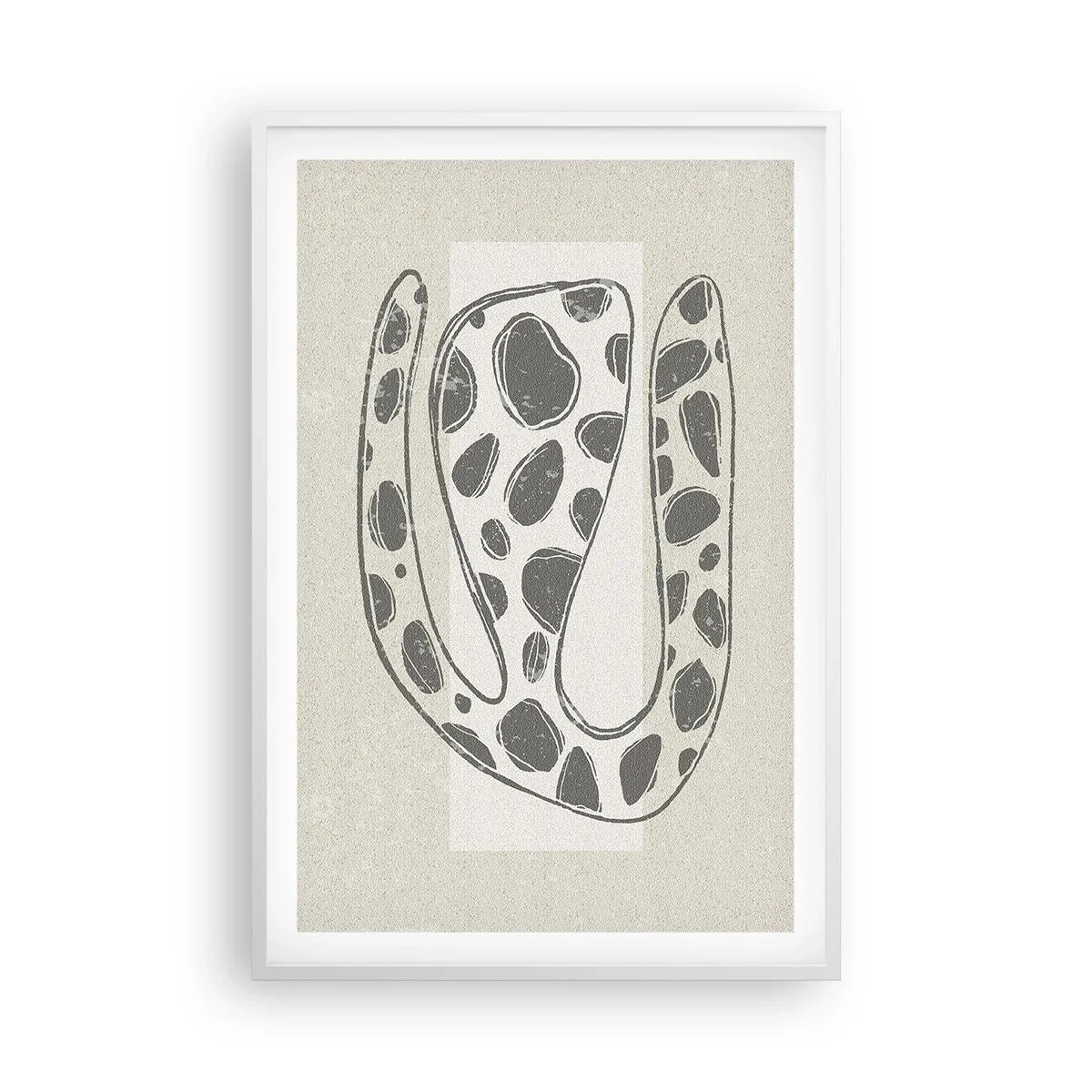 Poster in white frmae - Curious Creature - 61x91 cm