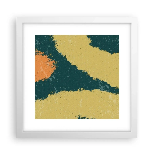 Poster in white frmae - Abstract - Slow Motion - 30x30 cm