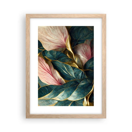 Poster in light oak frame - Natural Elegance and Style - 30x40 cm