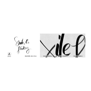 Photo Wallpaper Sample Premium Sand - True Joy - Typography, Affirmation, Maxim - 100x30 cm