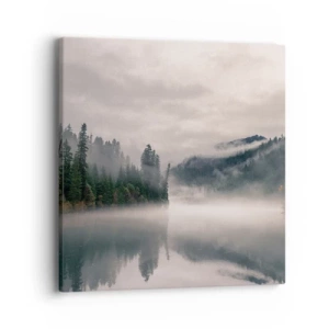 Canvas picture - Musing in the Fog - 40x40 cm