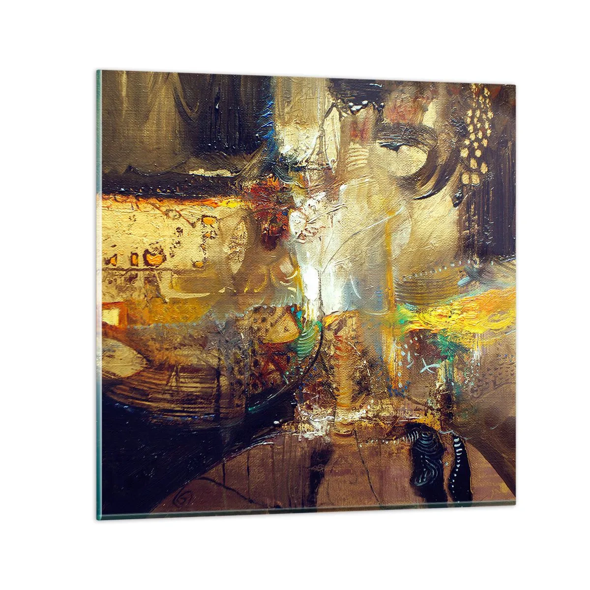 Glass picture - Cold, Warm, Hot - 30x30 cm