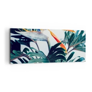 Canvas picture - Birdy Bush - 100x40 cm
