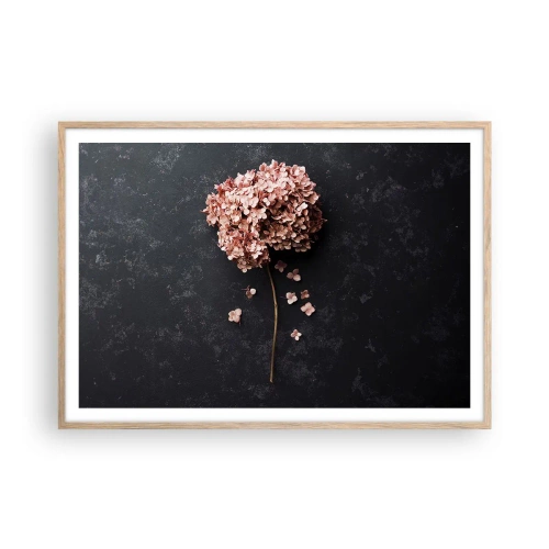 Poster in light oak frame - Trully Romantic Sign - 100x70 cm