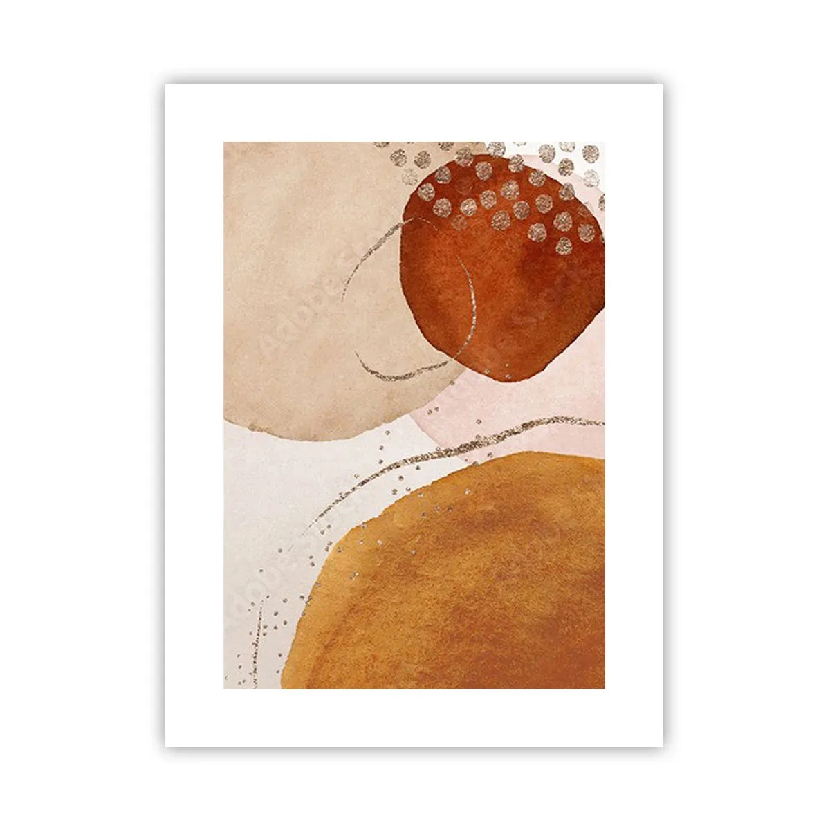 Poster - Roundness and Movement - 30x40 cm