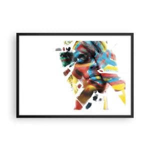 Poster in black frame - Colourful Personality - 70x50 cm