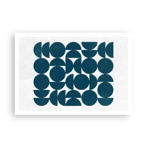 Poster - Circles and Semicircles - 100x70 cm