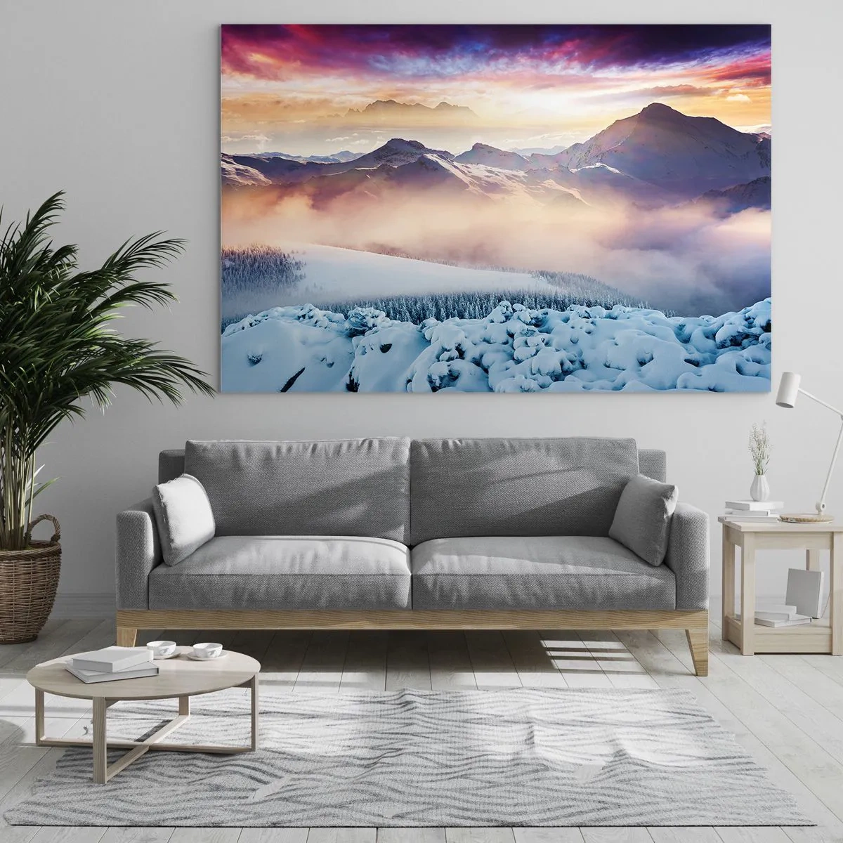 Glass picture - Power and Purity of Nature - 120x80 cm