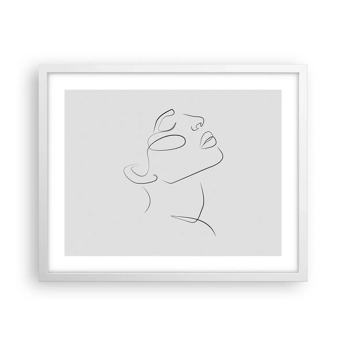 Poster in white frmae - Meanders of a Dream - 50x40 cm