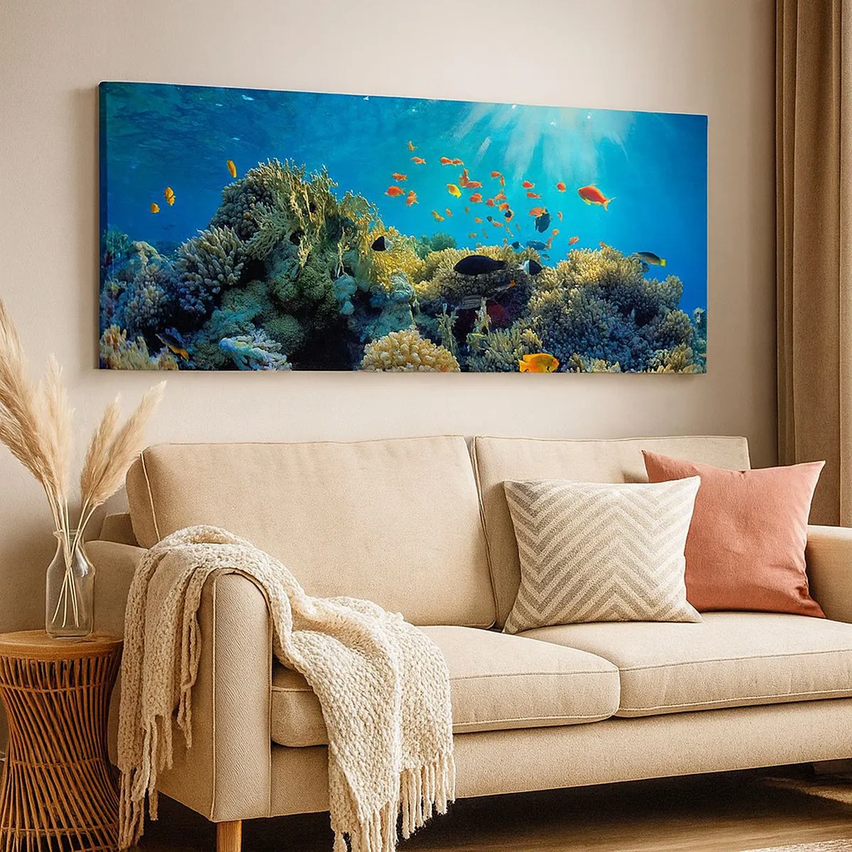 Canvas picture - Underwater Treasures - 100x40 cm