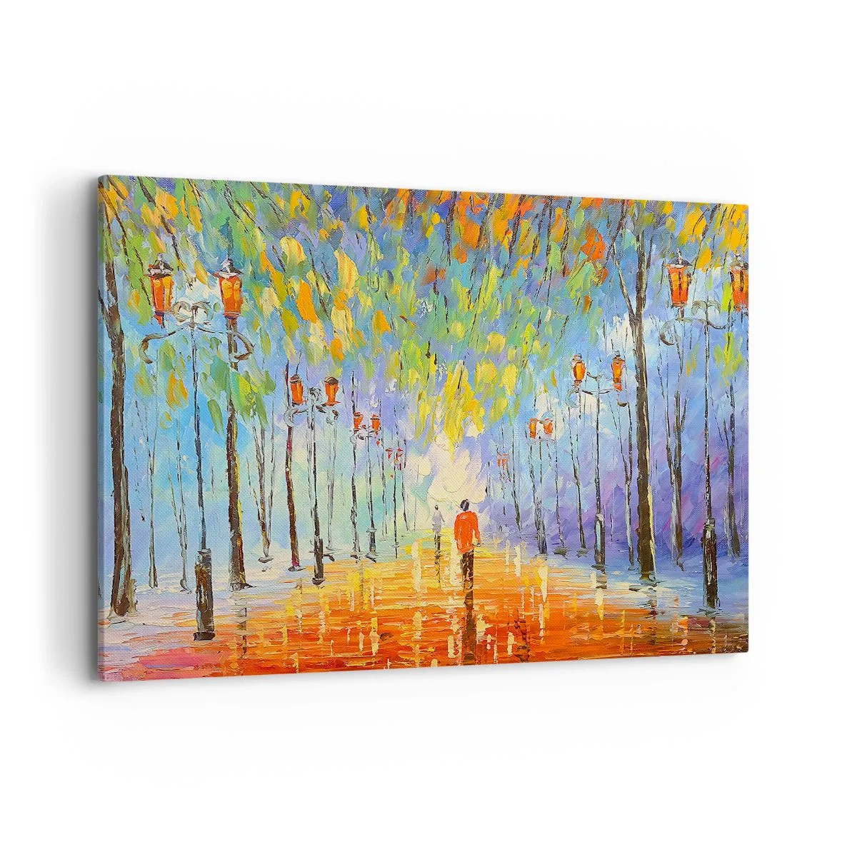 Canvas picture - Night Rain Song - 100x70 cm