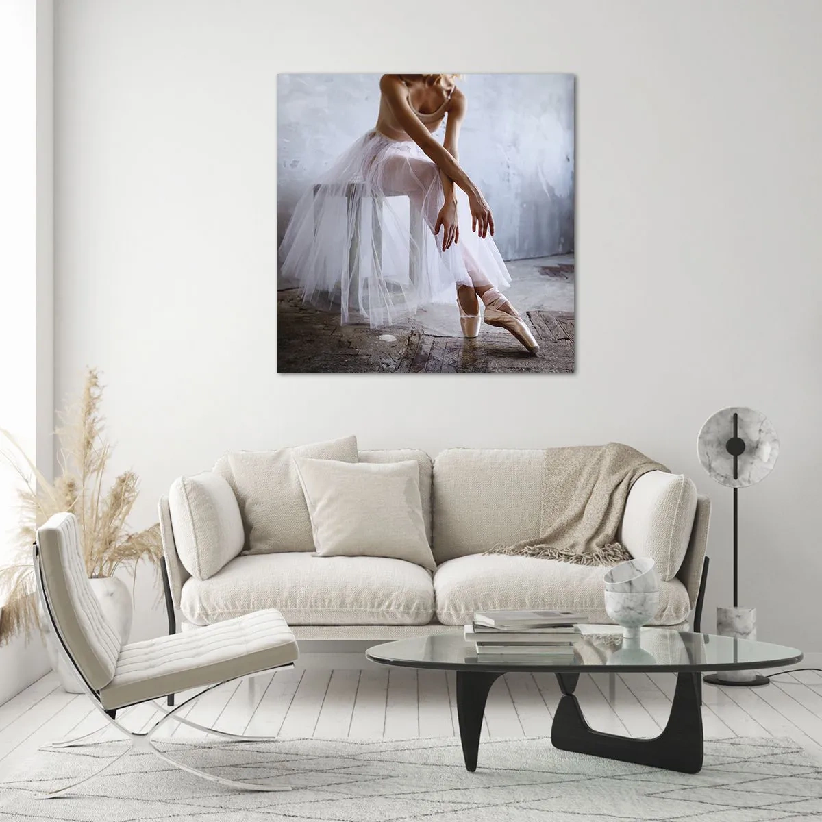 Glass picture - Before the Ramp Lights Are On - 60x60 cm