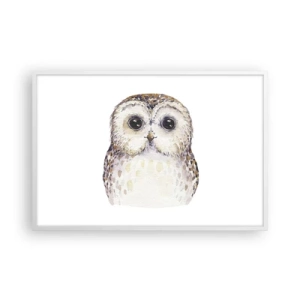 Poster in white frmae - Look Me in the Eyes - 91x61 cm