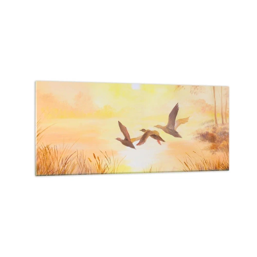 Glass picture - Beginning of a Distant Journey - 120x50 cm