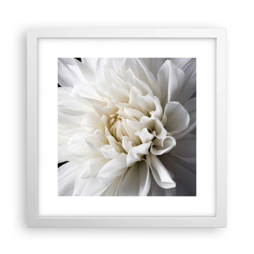 Poster in white frmae - Bride's Morning - 30x30 cm