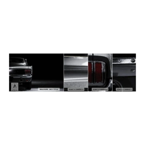 Photo Wallpaper Sample Self-Adhesive Deluxe Sticker - Charm of the Classic - Car, Retro, Car - 100x30 cm