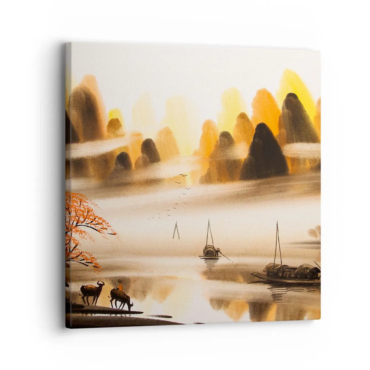 Canvas picture - Further than Far East - 30x30 cm