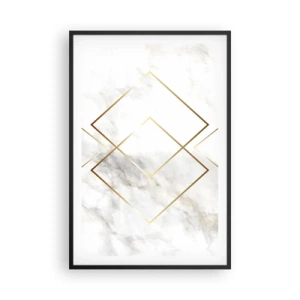 Poster in black frame - View over Infinity - 61x91 cm