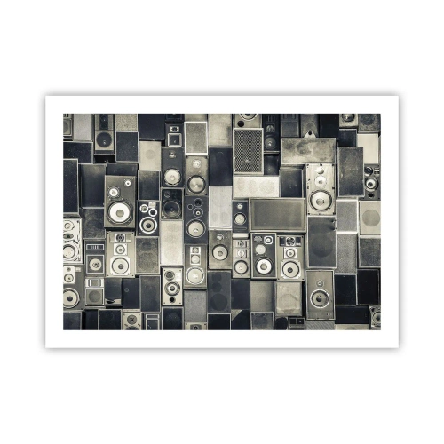 Poster - And Music Is Playing - 70x50 cm