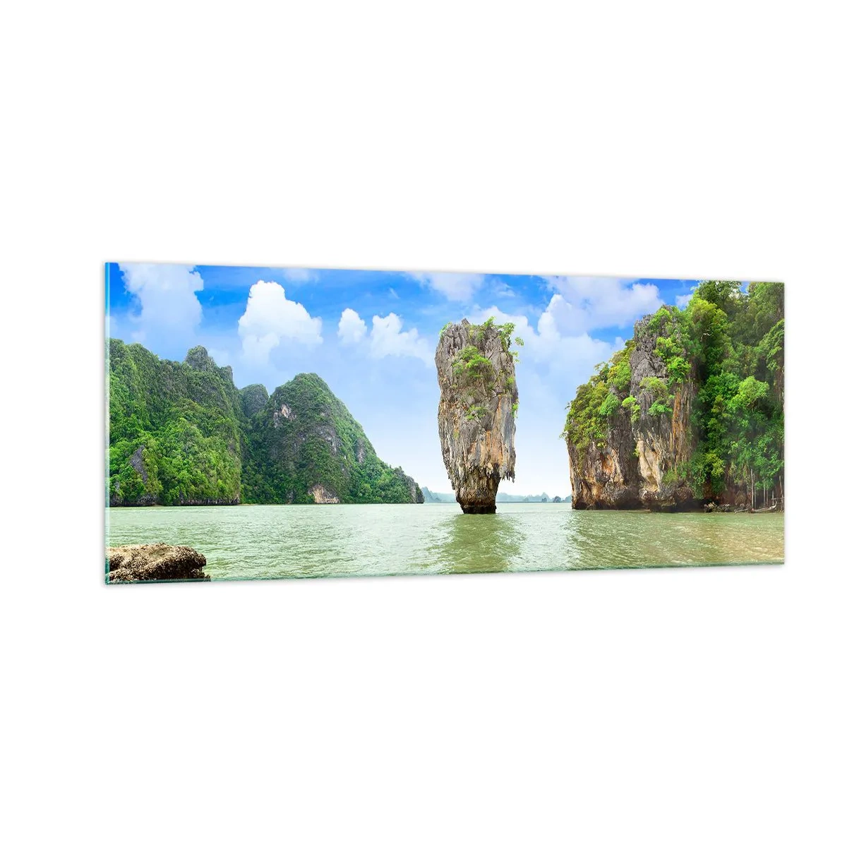 Glass picture - Rocky Oddities of Nature - 100x40 cm