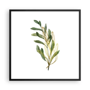 Poster in black frame - All that Is Good - 60x60 cm