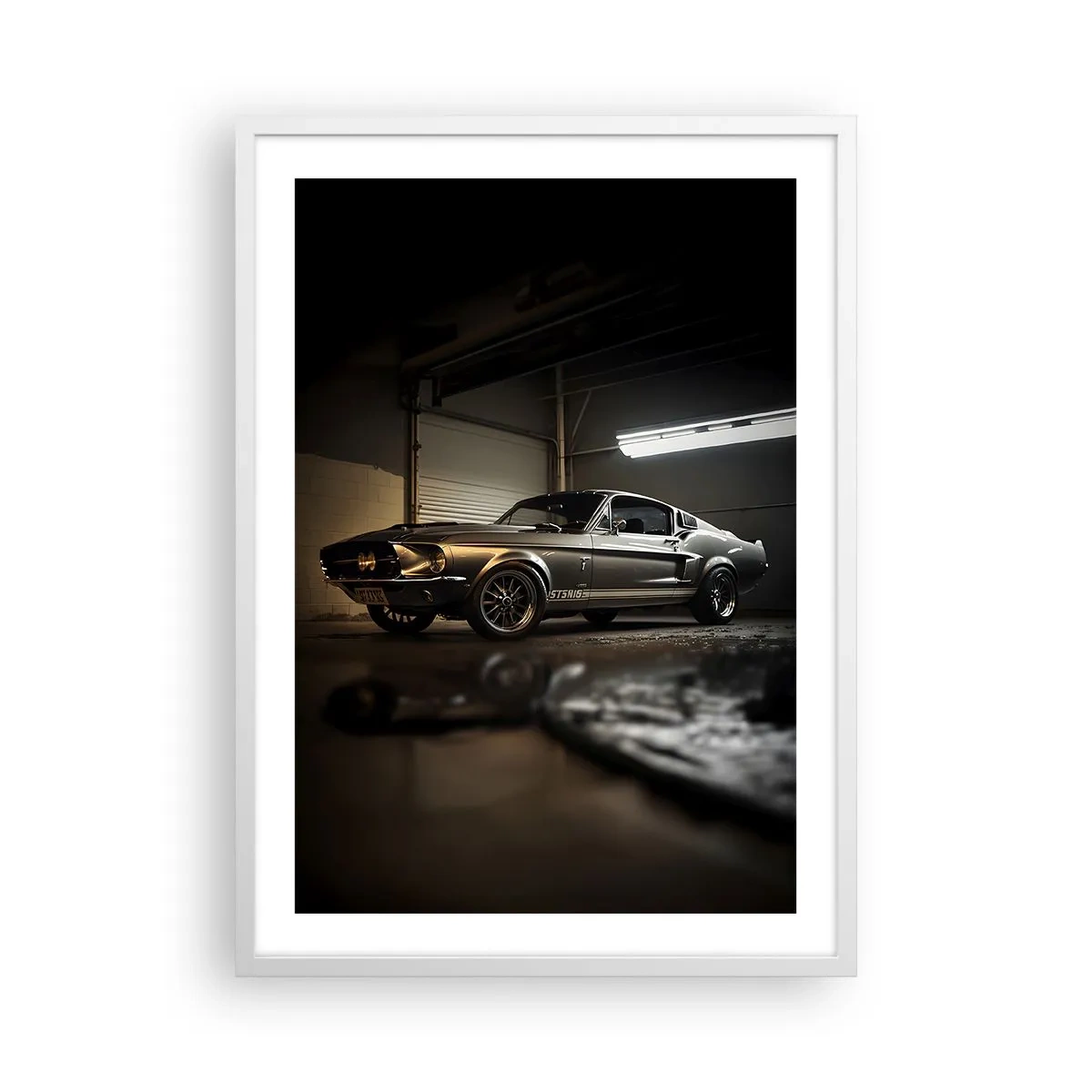 Poster in white frmae - Back to the Future - 50x70 cm