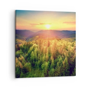 Canvas picture - Peaks and Summits - 60x60 cm
