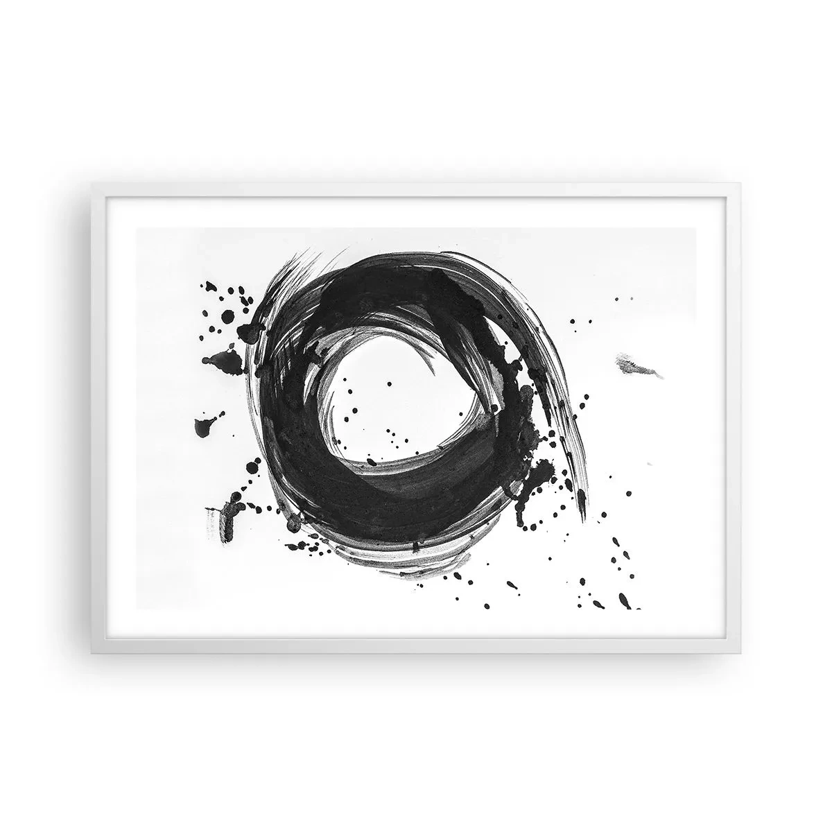 Poster in white frmae - Whirl of Creation - 70x50 cm