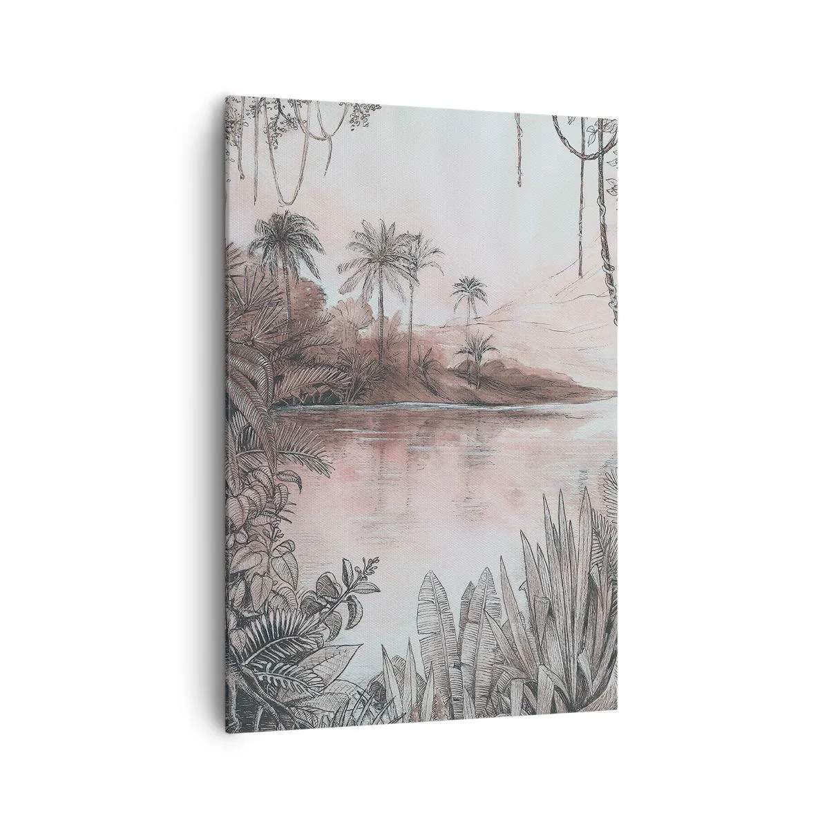 Canvas picture - Diary of a 19th Century Explorer - 70x100 cm