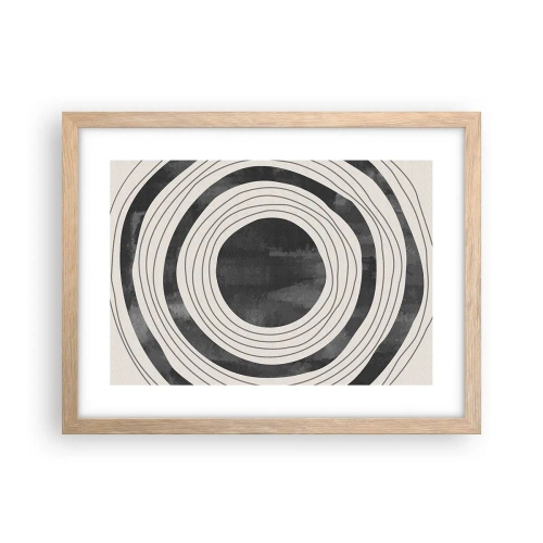 Poster in light oak frame - Heart of the Matter - 40x30 cm