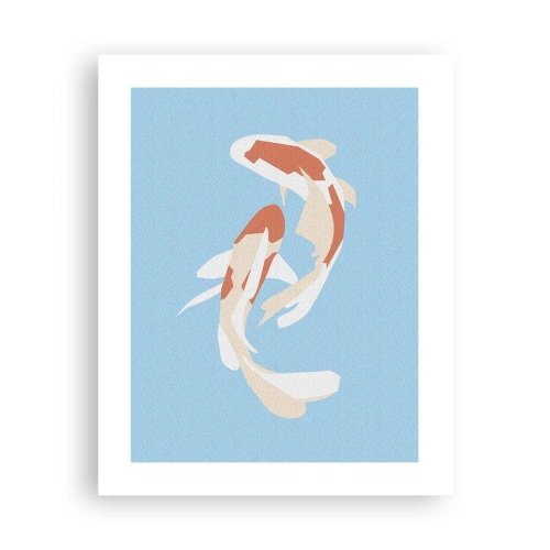 Poster - Spontaneous Synchronised Swim - 40x50 cm