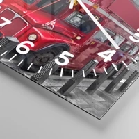 Clock face with numbers